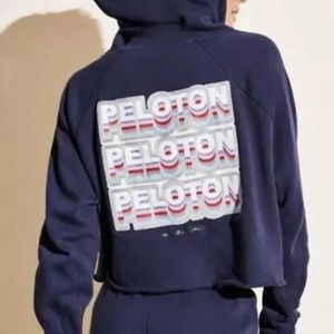 EUC Spiritual Gangster x Peloton Cropped Hooded Sweatshirt